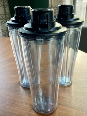 3 VitaMix Travel To Go Personal Blending Cup 20 oz Tumbler w/Flip Top Lid